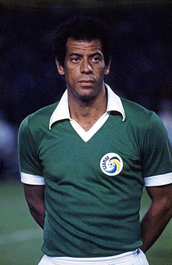 Carlos Alberto in a New York Cosmos shirt in 1978