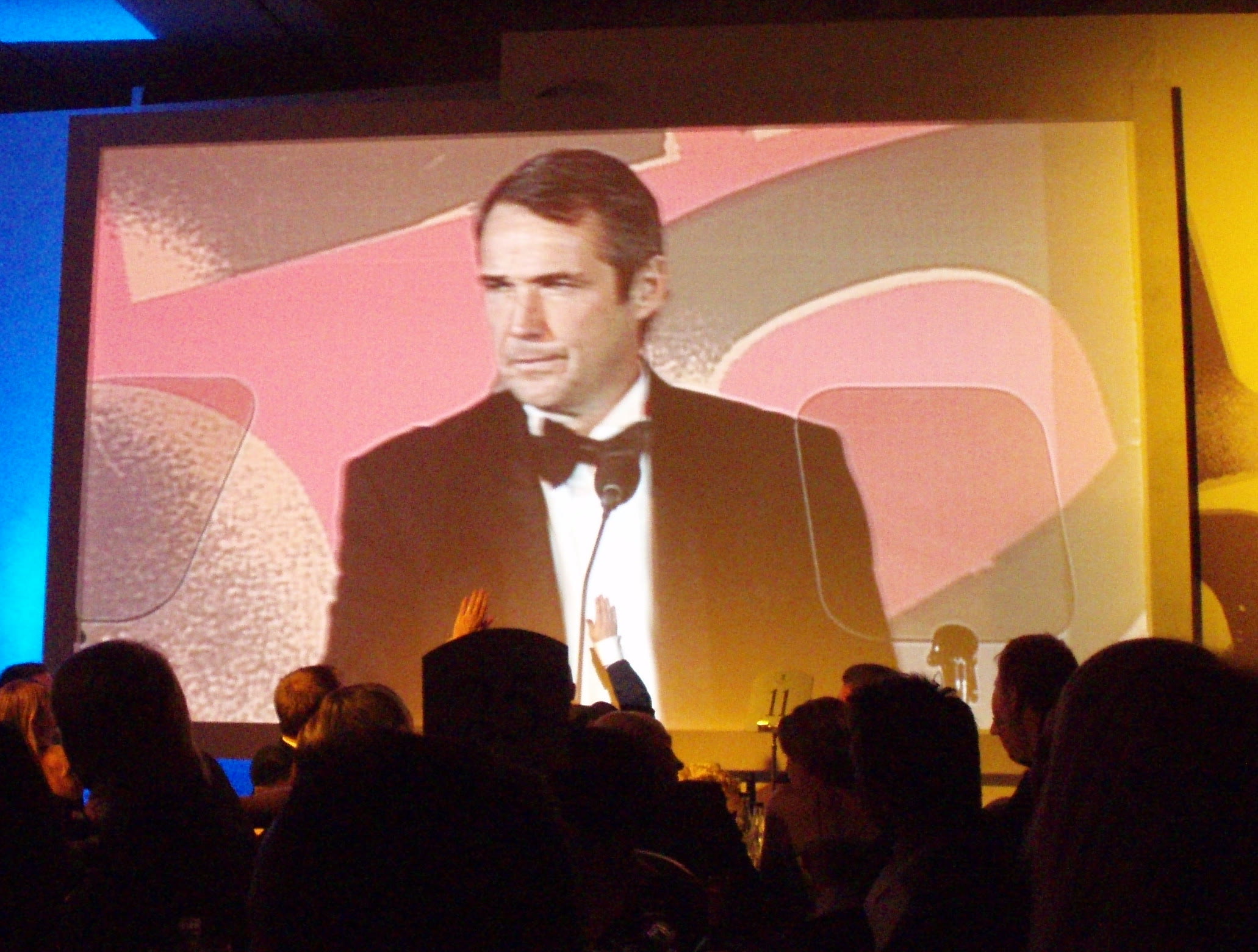 Alan Hansen presenting at an awards event in 2006