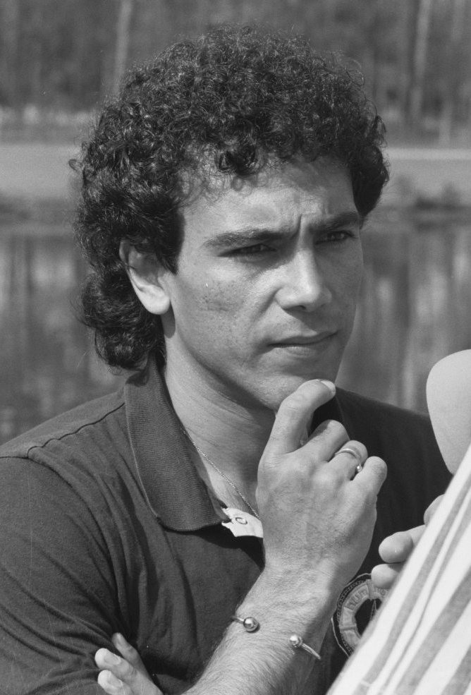 Hugo Sánchez in 1988.