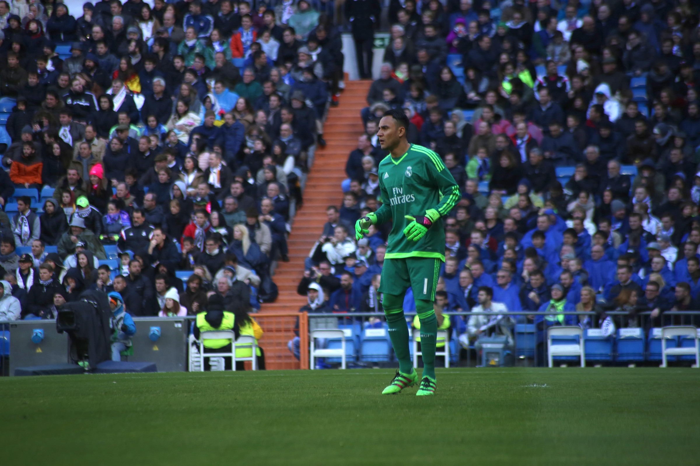 Keylor Navas with Real Madrid.