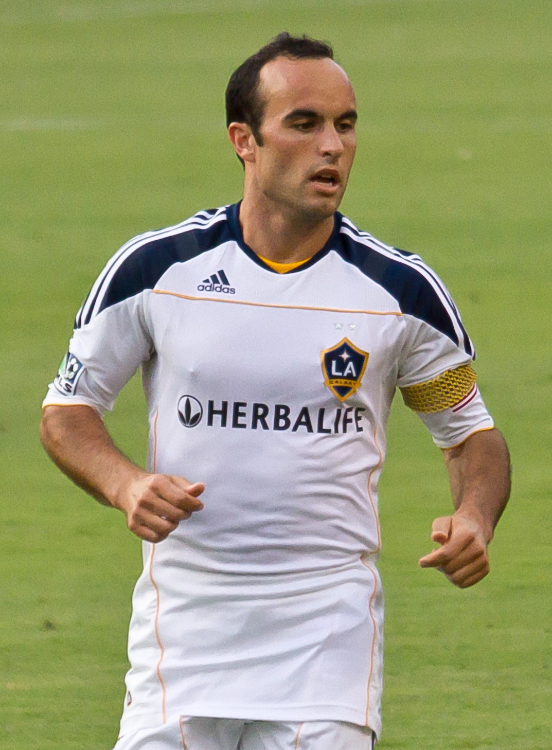 Landon Donovan playing for LA Galaxy in October 2010.