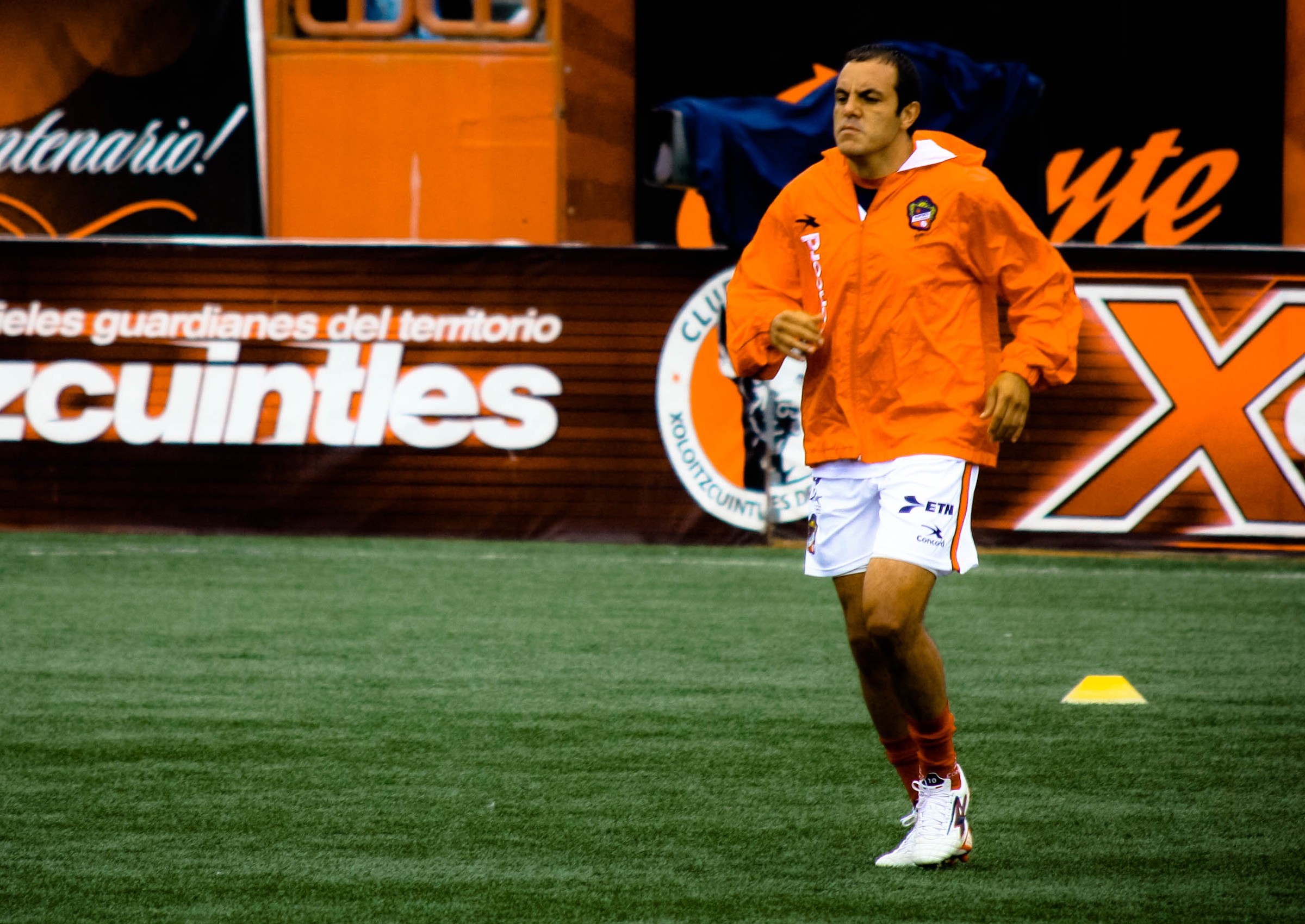 Cuauhtémoc Blanco playing for Irapuato in 2010.