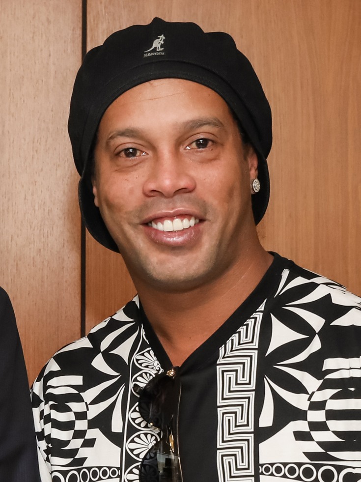 Ronaldinho at a meeting in Brasília in June 2019.