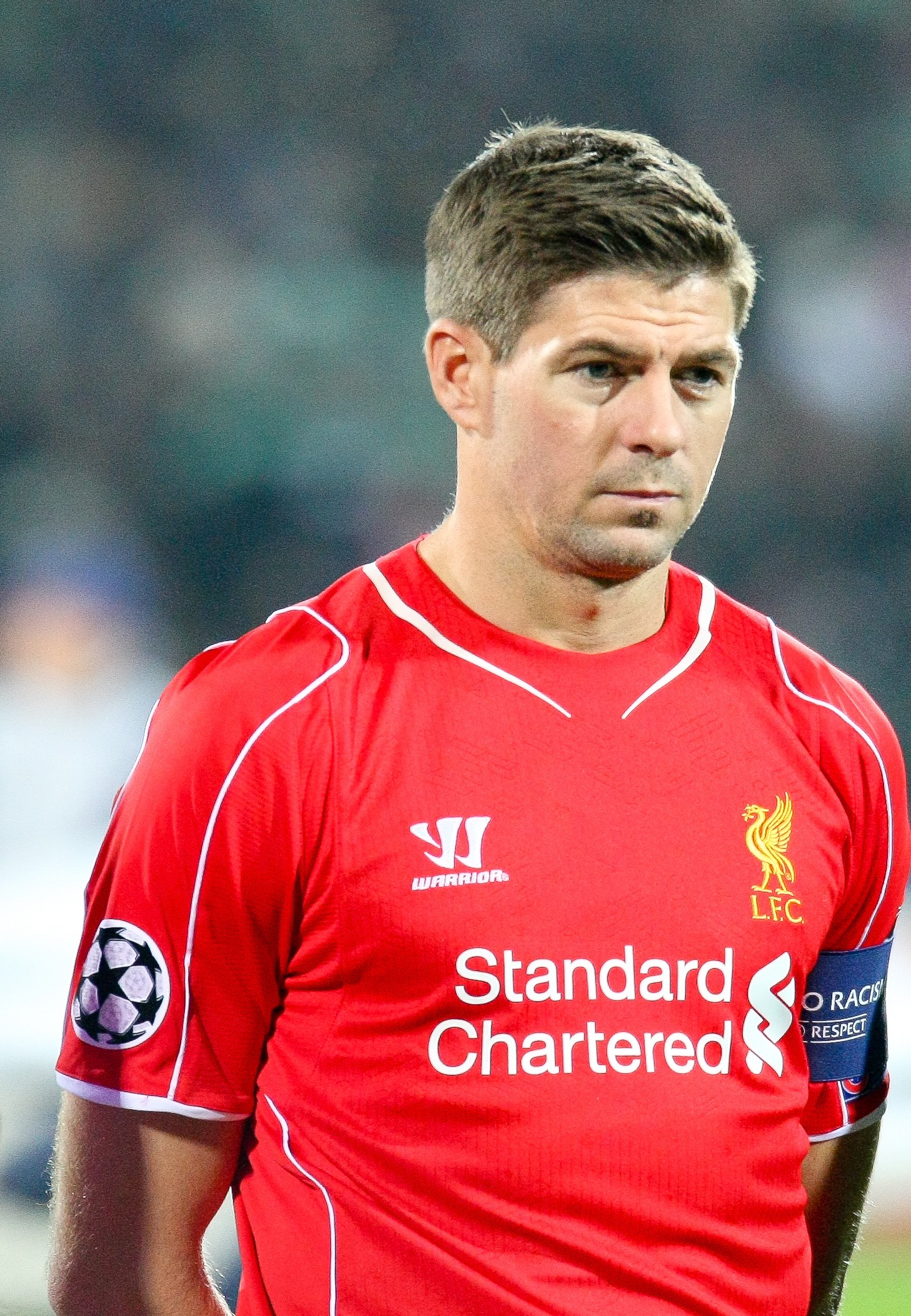 The English association football player Steven Gerrard.