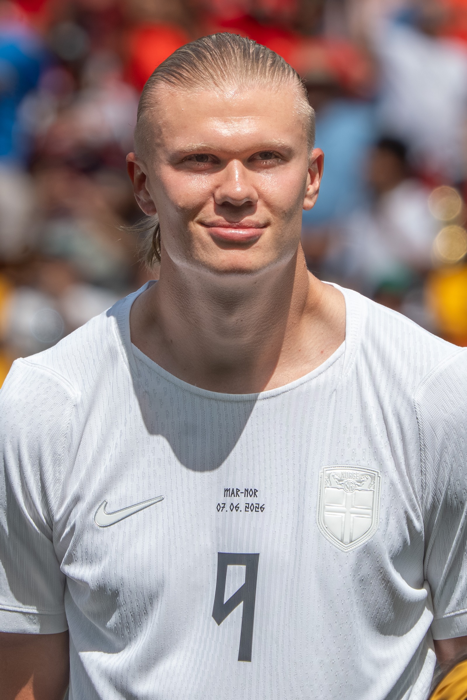 Erling Haaland during Morocco v Norway 7 June 2026.